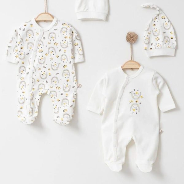 Kirpi Baskılı 2'li Tulum